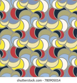 Abstract color seamless pattern for new background.