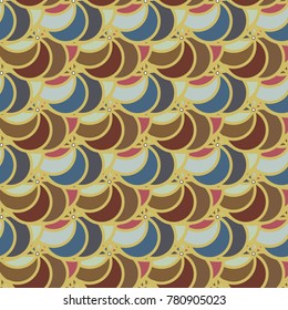 Abstract color seamless pattern for new background.