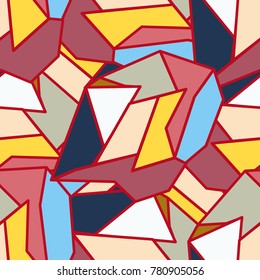 Abstract color seamless pattern for new background.