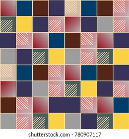 Abstract color seamless pattern for new background.