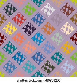 Abstract color seamless pattern for new background.