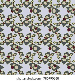 Abstract color seamless pattern for new background.