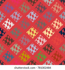 Abstract color seamless pattern for new background.