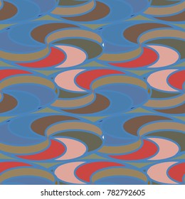 Abstract color seamless pattern for new background.