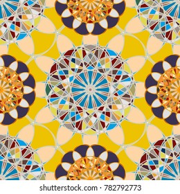 Abstract color seamless pattern for new background.
