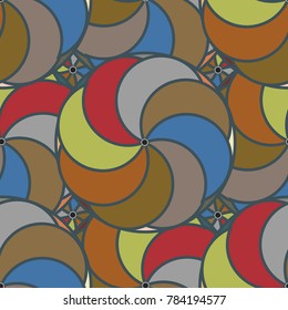 Abstract color seamless pattern for new background.