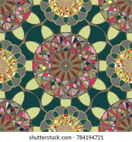 Abstract color seamless pattern for new background.