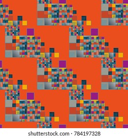 Abstract color seamless pattern for new background.