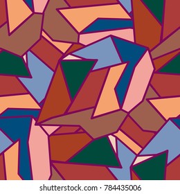 Abstract color seamless pattern for new background.