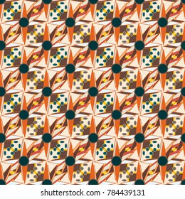 Abstract color seamless pattern for new background.