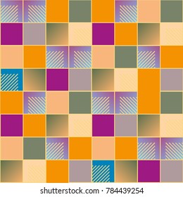 Abstract color seamless pattern for new background.