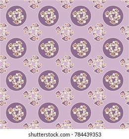 Abstract color seamless pattern for new background.