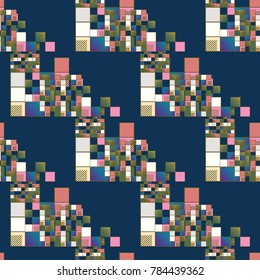 Abstract color seamless pattern for new background.