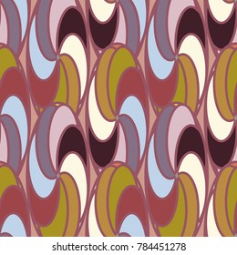Abstract color seamless pattern for new background.