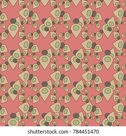 Abstract color seamless pattern for new background.