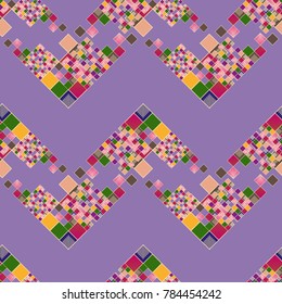Abstract color seamless pattern for new background.