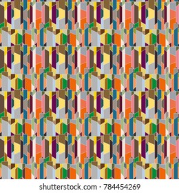 Abstract color seamless pattern for new background.