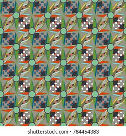 Abstract color seamless pattern for new background.