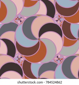 Abstract color seamless pattern for new background.