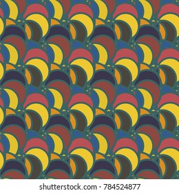 Abstract color seamless pattern for new background.