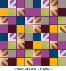Abstract color seamless pattern for new background.