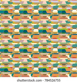 Abstract color seamless pattern for new background.