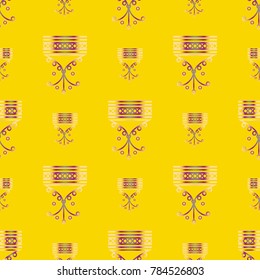 Abstract color seamless pattern for new background.