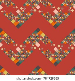 Abstract color seamless pattern for new background.