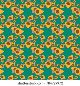 Abstract color seamless pattern for new background.