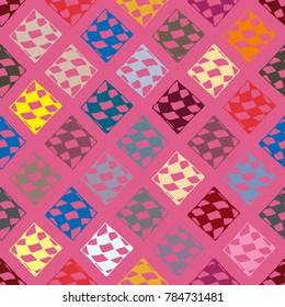 Abstract color seamless pattern for new background.