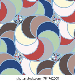 Abstract color seamless pattern for new background.
