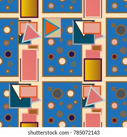 Abstract color seamless pattern for new background.