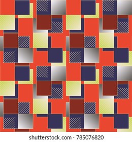 Abstract color seamless pattern for new background.