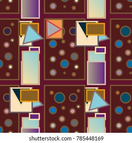 Abstract color seamless pattern for new background.