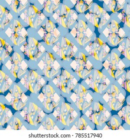 Abstract color seamless pattern for new background.