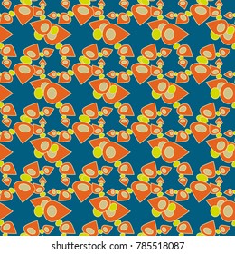 Abstract color seamless pattern for new background.