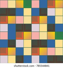 Abstract color seamless pattern for new background.