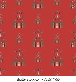 Abstract color seamless pattern for new background.