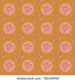 Abstract color seamless pattern for new background.