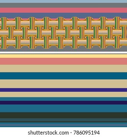 Abstract color seamless pattern for new background.