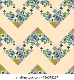 Abstract color seamless pattern for new background.