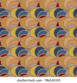 Abstract color seamless pattern for new background.