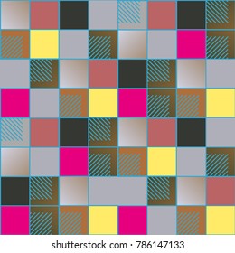 Abstract color seamless pattern for new background.
