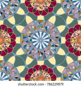 Abstract color seamless pattern for new background.