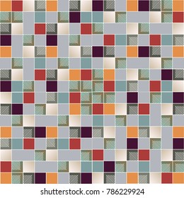 Abstract color seamless pattern for new background.