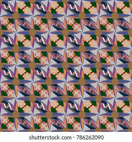 Abstract color seamless pattern for new background.