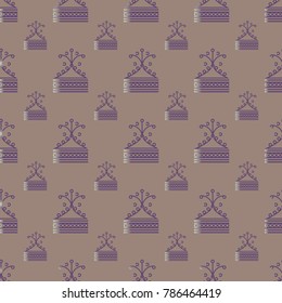 Abstract color seamless pattern for new background.