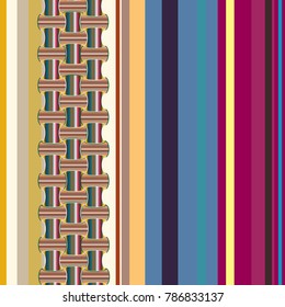 Abstract color seamless pattern for new background.