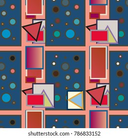 Abstract color seamless pattern for new background.