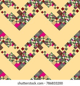 Abstract color seamless pattern for new background.